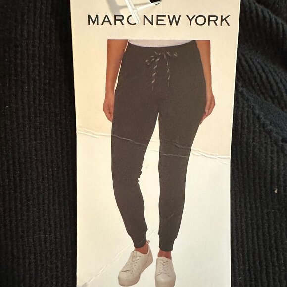 New Marc New York Jogger Women's Size M Black Soft Comfortable Ribbed Fabric - Picture 5 of 14